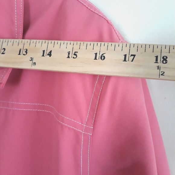 Alfred Dunner Jacket Fuchsia Pink Small Zip Daisy Charms Floral  Print Lining - Picture 8 of 13